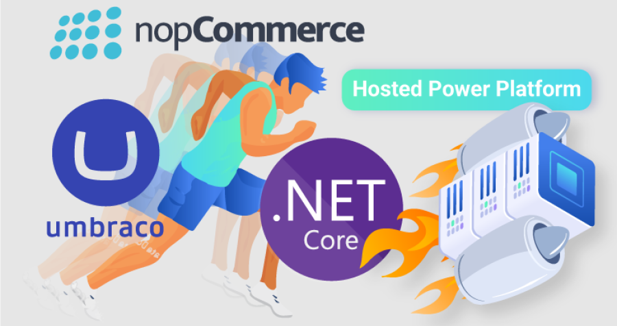 nopCommerce + Umbraco + TurboStack + Linux solution